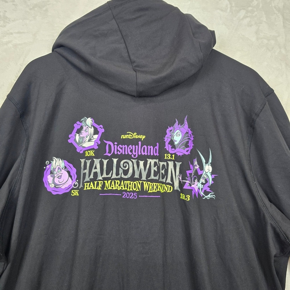 NWT Disney runDisney Disneyland Halloween Half Marathon 2025 Villains Jacket XL